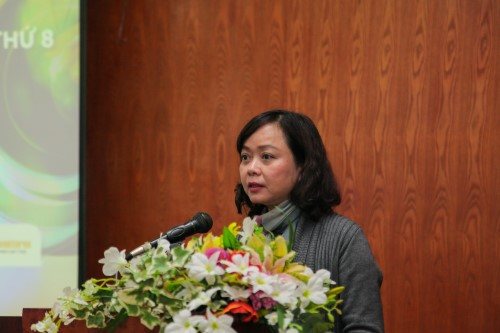Phó Tổng cục trưởng TCDL, Trưởng Ban Tổ chức - bà Nguyễn Thị Thanh Hương phát biểu tại lễ phát động